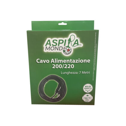 CAVO ALIMENTAZIONE 7MT 200/220 IN SCATOLA